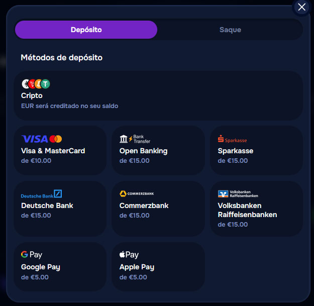 Metodos de deposito. 