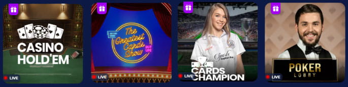 Live poker Wizardo casino