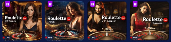 Jogar roleta ao vivo